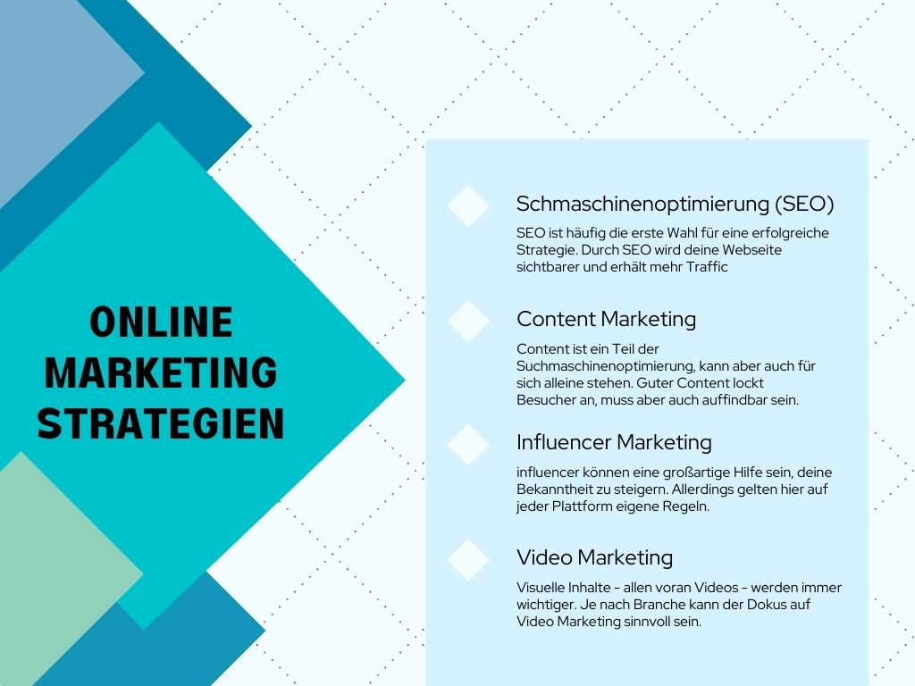 Arten von Online Marketing Strategien - Schäfer SEO