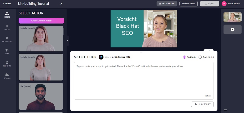 Schäfer SEO - Pipio Video Erstellung