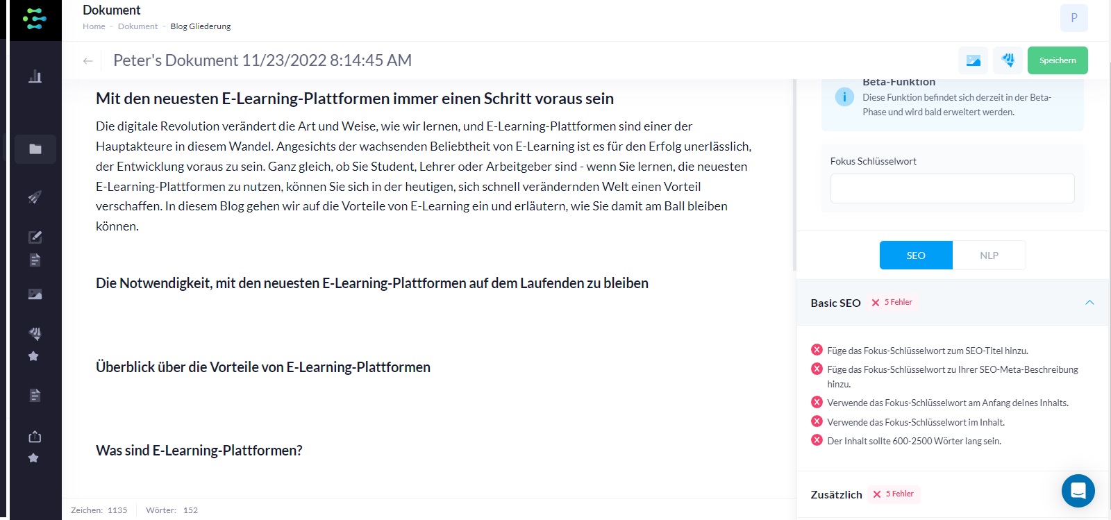 Schaefer SEO - Creaitor Test Screenshot 13