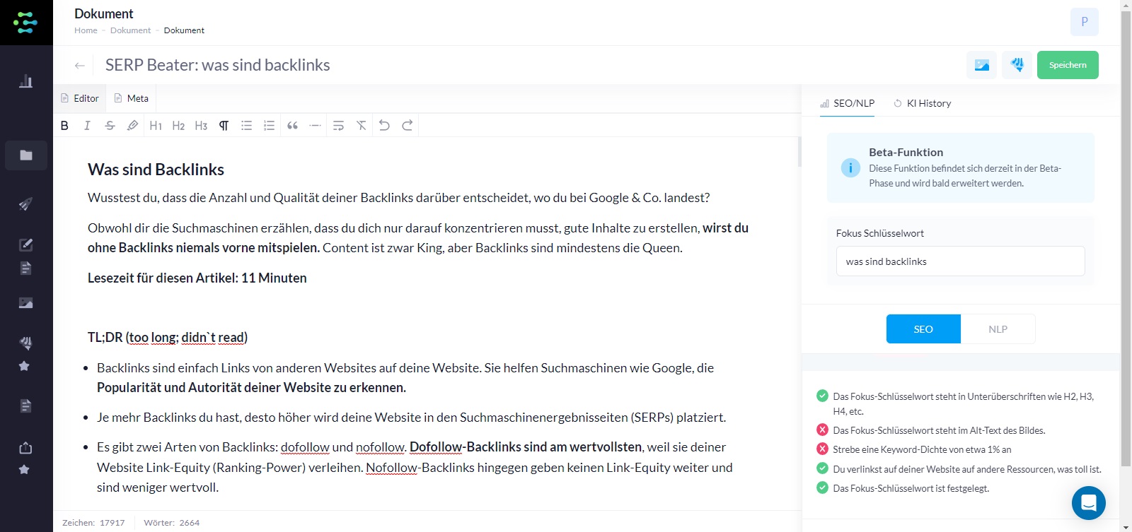 Schaefer SEO - Creaitor Test Screenshot 18