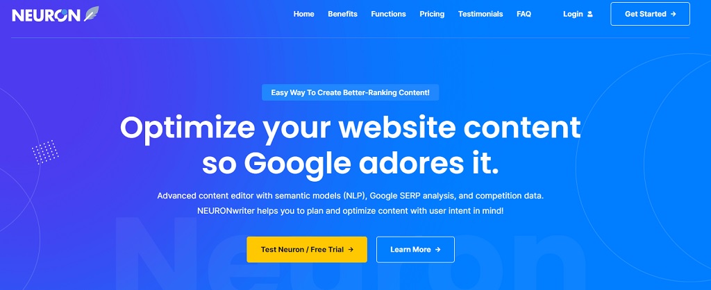 NeuronWriter Test - Mit AI Content-Tool zu mehr Erfolg